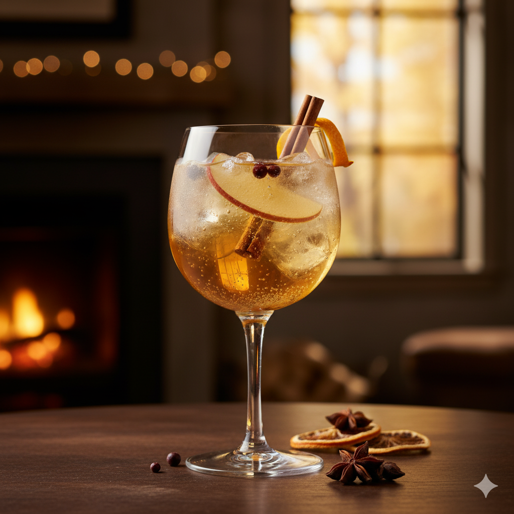 Golden Harvest Gin & Tonic