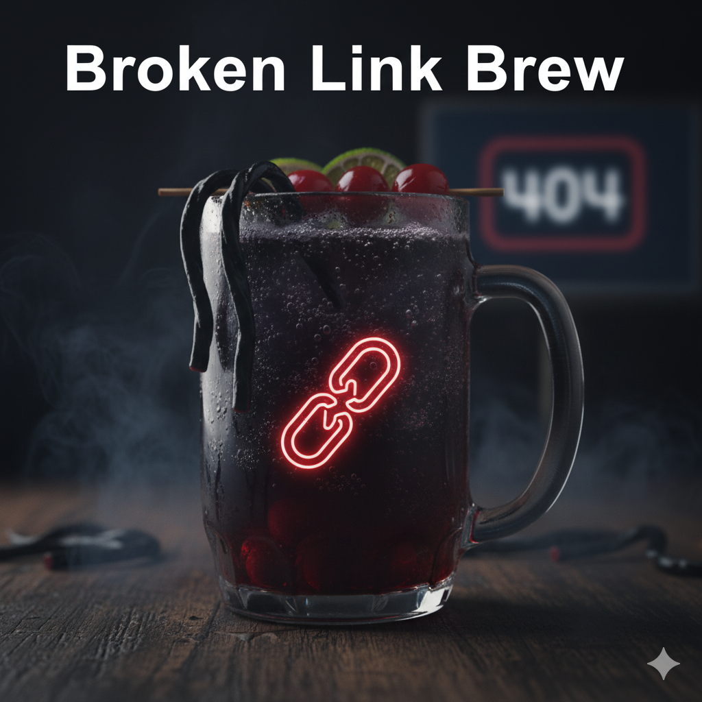 Broken Link Brew (Non-alcoholic or with a shot)