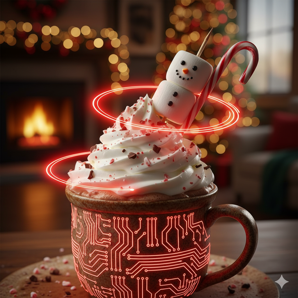 Infinite Loop Hot Chocolate (with a kick)